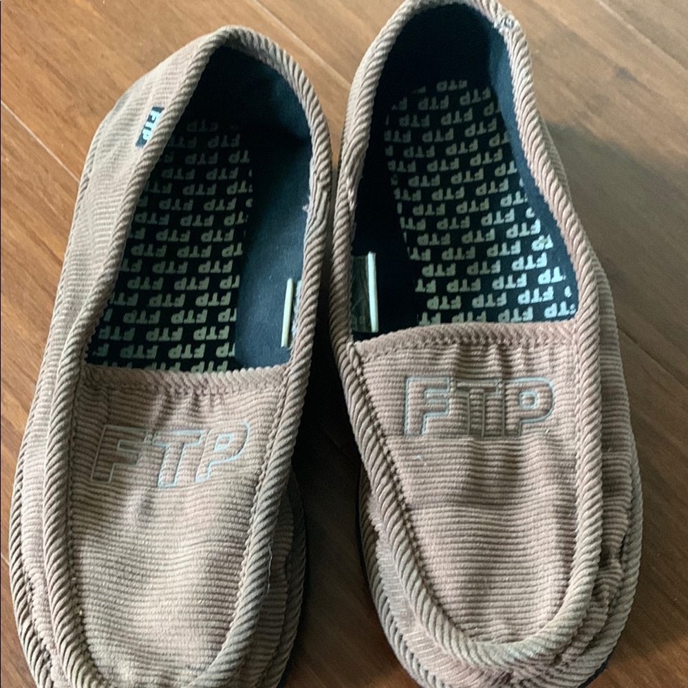 FTP Brown Corduroy Men's Shoes